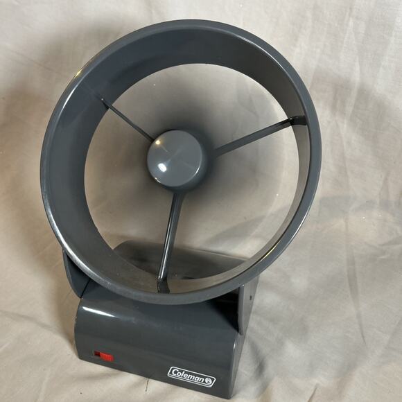 Coleman Freestanding Tent Fan Battery Operated (4D) Tilting Base TESTED WORKS! - Picture 5 of 7